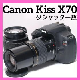 少シャッター✨Canon Kiss X70✨ダブルレンズ✨運動会におすすめ✨