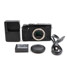 ■良品■ FUJIFILM X-E1 ボディ ブラック ミラーレス一眼カメラ 富士フィルム