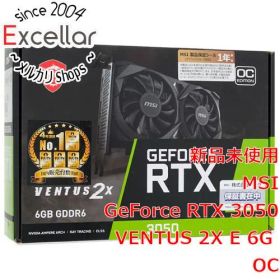 [bn:3] MSI グラボ GeForce RTX 3050 VENTUS 2X E 6G OC PCIExp 6GB