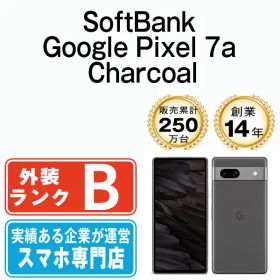 【中古】 Google Pixel7a Charcoal SIMフリー 本体 ソフトバンク スマホ【送料無料】 gp7asch7mtm