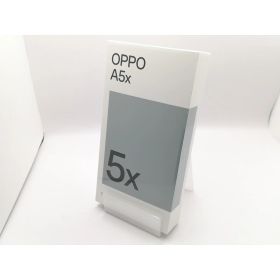 【未使用】Oppo 国内版 【SIMフリー】 OPPO A5x 4GB 128GB ホワイト【戸塚】保証期間3ヶ月