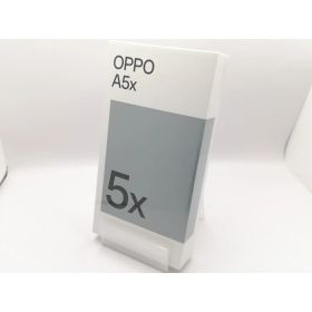 【未使用】Oppo 国内版 【SIMフリー】 OPPO A5x 4GB 128GB ホワイト【戸塚】保証期間3ヶ月