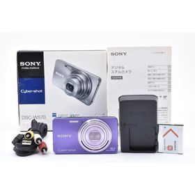 美品 ソニー SONY Cyber-shot DSC-W570 パープル