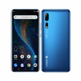 【SIMロック解除済】【ネットワーク利用制限▲】SoftBank Axon10 Pro 5G 902ZT Blue ZTE 当社3ヶ月間保証 中古 イオシス