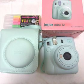 instax mini12 ミントグリーン フィルム8枚つき