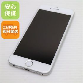 アイフォーン(iPhone)のau iPhone6 16GB シルバー 白ロム M000(スマートフォン本体)