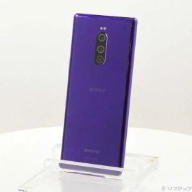【中古】SONY(ソニー) Xperia 1 64GB パープル SO-03L docomoロック解除SIMフリー 【198-ud】