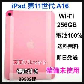 整備未使用 iPad 第11世代 A16 256 GB Wi-Fi 本体