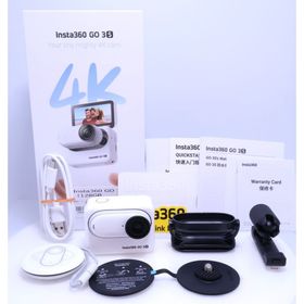 インスタスリーシックスティ(insta360)の【ほぼ新品】Insta360 GO 3S（128GB）ホワイト(コンパクトデジタルカメラ)