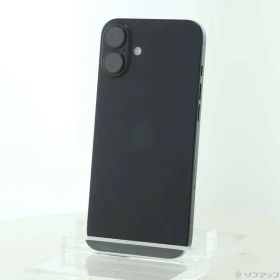 ソフマップ 〔中古品〕 iPhone16 Plus 128GB ブラック MXVA3J／A SIMフリー【377】