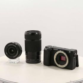 〔中古〕SONY(ソニー) α6400 ILCE-6400Y ダブルズームレンズキット ブラック〔258-ud〕