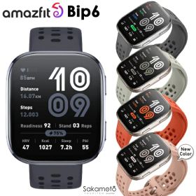 正規品 【Amazfit Bip 6】 アマズフィット ビップ6 スマートウォッチ 大画面 AMOLED ロングバッテリー Bluetooth 着信通知 健康モニタリング スポーツ&フィットネス iPhone / Android 対応 SP170074