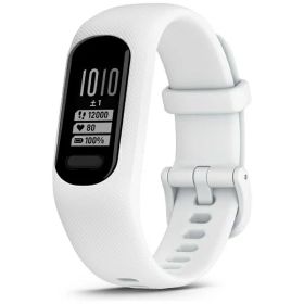 【エントリーで最大全額ポイント還元｜5/6まで】 GARMIN｜ガーミン スマートウォッチ vivosmart 5（ヴィヴォスマート 5）トラッカー White S/M 010-02645-61