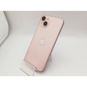 【中古】Apple au 【SIMフリー】 iPhone 13 128GB ピンク MLNE3J/A【アリオ倉敷】保証期間１ヶ月【ランクC】