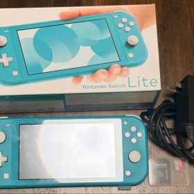 Nintendo Switch Lite ターコイズmicroSD・箱付