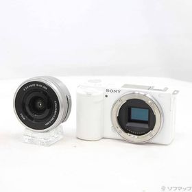 〔中古〕SONY(ソニー) VLOGCAM ZV-E10L パワーズームレンズキット ホワイト〔198-ud〕