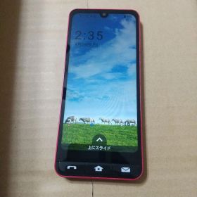 状態良好美品BASIO active レッド SHG09 64GB SIMフリー