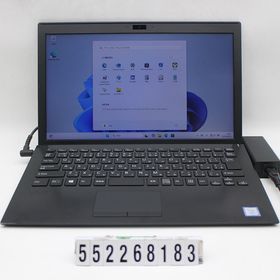 VAIO VJPG11C11N Core i5 8250U 1.6GHz/8GB/256GB(SSD)/13.3W/FHD(1920x1080)/Win11 【中古】