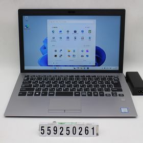 VAIO VJPG11C11N Core i7 8550U 1.8GHz/8GB/256GB(SSD)/13.3W/FHD(1920x1080)/Win11 【中古】