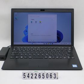 VAIO VJPG11C11N Core i5 8250U 1.6GHz/8GB/256GB(SSD)/13.3W/FHD(1920x1080)/Win11 【中古】