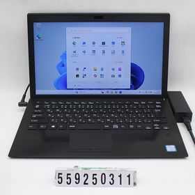 VAIO VJPG11C11N Core i5 8250U 1.6GHz/8GB/256GB(SSD)/13.3W/FHD(1920x1080)/Win11 【中古】