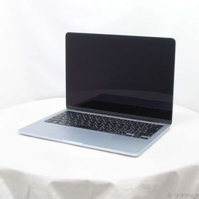 (中古)MacBook Air 13.6-inch Early-2025 MC6V4J/A M4 10コアCPU_10コアGPU 24GB SSD512GB スカイブルー (26.3 Tahoe)(377-ud)