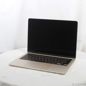 (中古)MacBook Air 13.6-inch Early-2025 MW0Y3J/A M4 10コアCPU_8コアGPU 16GB SSD256GB スターライト (26.3 Tahoe)(377-ud)