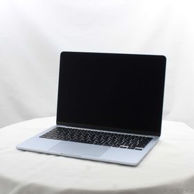 (中古)MacBook Air 13.6-inch Early-2025 MC6U4J/A M4 10コアCPU_10コアGPU 16GB SSD512GB スカイブルー (macOS v26.3.2)(258-ud)