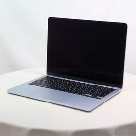 (中古)MacBook Air 13.6-inch Early-2025 MC6T4J/A M4 10コアCPU_8コアGPU 16GB SSD256GB スカイブルー (26.3 Tahoe)(196-ud)