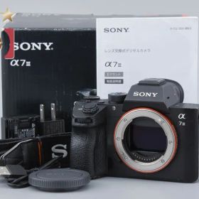 【中古】SONY ソニー α7III ILCE-7M3 ブラック ミラーレス一眼カメラ 元箱付き