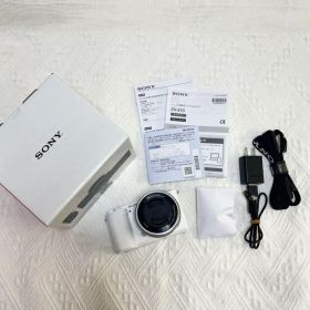 《美品》SONY ZV-E10 α ミラーレス一眼 ホワイト