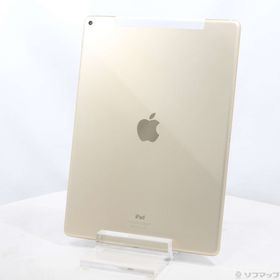 (中古)Apple iPad Pro 12.9インチ 第1世代 128GB ゴールド ML2K2J/A SIMフリー(198-ud)