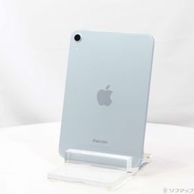 (中古)Apple iPad mini(A17 Pro) 128GB ブルー MXPP3J/A SIMフリー(344-ud)