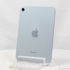 (中古)Apple iPad mini(A17 Pro) 128GB ブルー MXPP3J/A SIMフリー(344-ud)