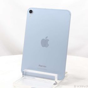 (中古)Apple iPad mini(A17 Pro) 128GB ブルー MXPP3J/A SIMフリー(349-ud)