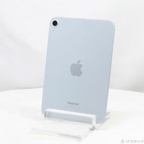 (中古)Apple iPad mini(A17 Pro) 128GB ブルー MXPP3J/A SIMフリー(198-ud)