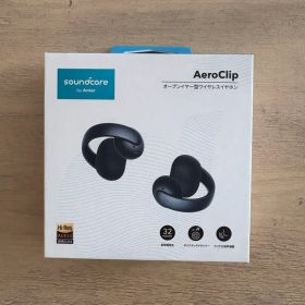 【新品未使用】soundcore AeroClip ワイヤレスイヤホン ブラック