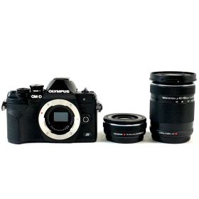 オリンパス OLYMPUS OM-D E-M10 Mark IV EZダブルズームキット ブラック デジタル ミラーレス 一眼カメラ 【中古】