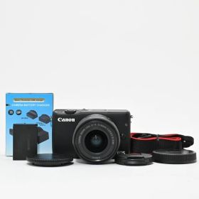 ＜良品＞ Canon EOS M10 レンズキット ブラック｜ミラーレス一眼｜EF-M15-45mm IS STM付属｜1800万画素｜動作良好｜外観きれい