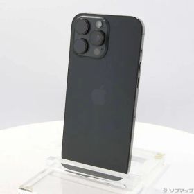 ソフマップ 〔中古品〕 iPhone16 Pro Max 256GB ブラックチタニウム MYWG3J／A SIMフリー【297】