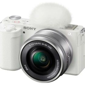 SONY デジタル一眼カメラ VLOGCAM ZV-E10Y ダブルズームレンズキット [ホワイト]