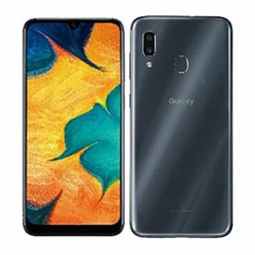 【中古】【安心保証】 GALAXY A30 SCV43[64GB] UQモバイル ブラック