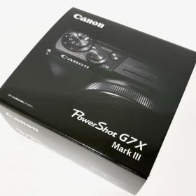 【新品】 Canon PowerShot G7X Mark III ブラック