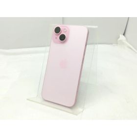 【中古】Apple docomo 【SIMフリー】 iPhone 15 128GB ピンク MTMJ3J/A【川崎】保証期間1ヶ月【ランクB】