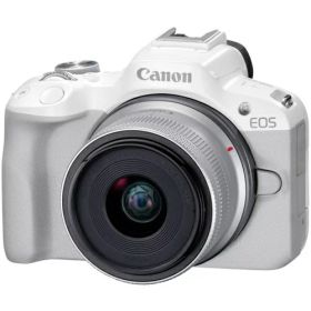 CANON キヤノン EOS R50 RF-S18-45 IS STM レンズキット ホワイト APS-C ミラーレス一眼カメラ EOSR50L1845ST