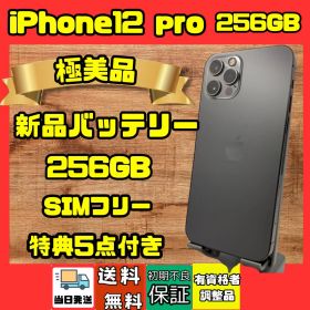 iPhone12Pro 256GB 極美品 新品バッテリー SIMフリー