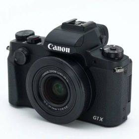 【中古】 Canon コンパクトデジタルカメラ PowerShot G1 X Mark III ブラック APS-Cセンサー/F2.8レンズ/EVF内蔵 PSG1XMARKIII 当店保証30日間 人気 ミラーレス 一眼レフ 交換レンズ カメラ