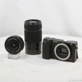 ソフマップ 〔中古品〕 α6000 ILCE-6000Y ブラック ダブルズームレンズキット【262】
