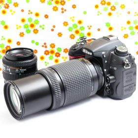 ニコン Nikon D7000☆スマホに転送可♪☆ダブルレンズ☆運動会に最適！