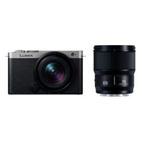 【長期5年保証付】パナソニック(Panasonic) LUMIX S9 DC-S9W-S ダークシルバー デジタル一眼カメラ ダブルレンズキット